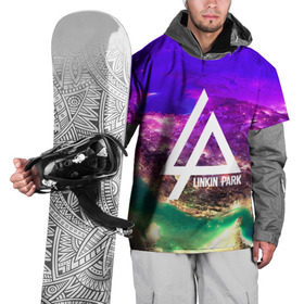 Накидка на куртку 3D с принтом LINKIN PARK SPACE EDITION в городе Новоалтайск, 100% полиэстер |  | linkin park | logo | music | pop | rock | альтернатива | металл | музыка | музыкальный | поп | рок | честер беннингтон