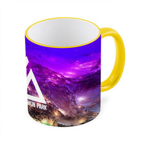 Кружка 3D с принтом LINKIN PARK SPACE EDITION в городе Новоалтайск, керамика | ёмкость 330 мл | linkin park | logo | music | pop | rock | альтернатива | металл | музыка | музыкальный | поп | рок | честер беннингтон