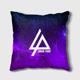 Подушка 3D с принтом LINKIN PARK SPACE COLOR 2018 в городе Новоалтайск, наволочка – 100% полиэстер, наполнитель – холлофайбер (легкий наполнитель, не вызывает аллергию). | состоит из подушки и наволочки. Наволочка на молнии, легко снимается для стирки | linkin park | logo | music | pop | rock | альтернатива | металл | музыка | музыкальный | поп | рок | честер беннингтон