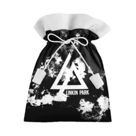 Подарочный 3D мешок с принтом LINKIN PARK SMOKE FIRE STYLE в городе Новоалтайск, 100% полиэстер | Размер: 29*39 см | linkin park | logo | music | pop | rock | альтернатива | металл | музыка | музыкальный | поп | рок | честер беннингтон