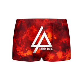 Мужские трусы 3D с принтом LINKIN PARK FIRE MUSIC 2018 в городе Новоалтайск, 50% хлопок, 50% полиэстер | классическая посадка, на поясе мягкая тканевая резинка | linkin park | logo | music | pop | rock | альтернатива | металл | музыка | музыкальный | поп | рок | честер беннингтон