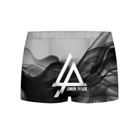 Мужские трусы 3D с принтом LINKIN PARK SMOKE GRAY 2018 в городе Новоалтайск, 50% хлопок, 50% полиэстер | классическая посадка, на поясе мягкая тканевая резинка | linkin park | logo | music | pop | rock | альтернатива | металл | музыка | музыкальный | поп | рок | честер беннингтон