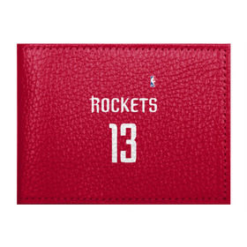 Обложка для студенческого билета с принтом Houston Rockets в городе Новоалтайск, натуральная кожа | Размер: 11*8 см; Печать на всей внешней стороне | 13 | fear the beard | houston rockets | nba | rise sports | баскетбол | баскетбольная | джеймс харден | нба | номер | спортивная | форма | хьюстон рокетс