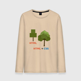 Мужской лонгслив хлопок с принтом Веб-дизайнеры html + css в городе Новоалтайск, 100% хлопок |  | css | html | веб дизайн | дерево | дизайн | программирование | программист
