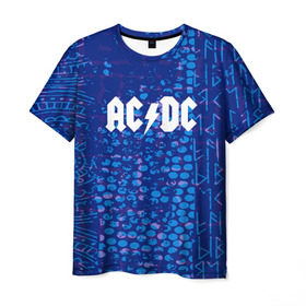 Мужская футболка 3D с принтом AC DC angel collection в городе Новоалтайск, 100% полиэфир | прямой крой, круглый вырез горловины, длина до линии бедер | ac dc | logo | music | pop | rock | альтернатива | металл | музыка | музыкальный | поп | рок