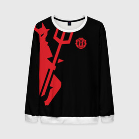 Мужской свитшот 3D с принтом F.C.M.U DEVIL | МАНЧЕСТЕР ЮНАЙТЕД | MANCHESTER UNITED в городе Новоалтайск, 100% полиэстер с мягким внутренним слоем | круглый вырез горловины, мягкая резинка на манжетах и поясе, свободная посадка по фигуре | emirates | fc | manchester united | абстракция | геометрия | зож | клуб | линии | манчестер юнайтед | модные | мяч | россии | спорт | спортивные | стиль | тренды | футбол | футбольный клуб | экстрим | эмблема