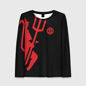 Женский лонгслив 3D с принтом F.C.M.U DEVIL | МАНЧЕСТЕР ЮНАЙТЕД | MANCHESTER UNITED в городе Новоалтайск, 100% полиэстер | длинные рукава, круглый вырез горловины, полуприлегающий силуэт | emirates | fc | manchester united | абстракция | геометрия | зож | клуб | линии | манчестер юнайтед | модные | мяч | россии | спорт | спортивные | стиль | тренды | футбол | футбольный клуб | экстрим | эмблема