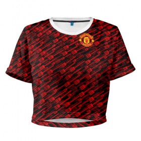 Женская футболка 3D укороченная с принтом F.C.M.U 2018 Creative Uniform в городе Новоалтайск, 100% полиэстер | круглая горловина, длина футболки до линии талии, рукава с отворотами | emirates | fc | manchester united | абстракция | геометрия | зож | клуб | линии | манчестер юнайтед | модные | мяч | россии | спорт | спортивные | стиль | тренды | футбол | футбольный клуб | экстрим | эмблема