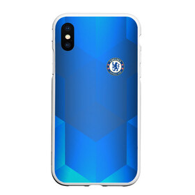 Чехол для iPhone XS Max матовый с принтом Chelsea Uniform в городе Новоалтайск, Силикон | Область печати: задняя сторона чехла, без боковых панелей | chelsea | emirates | fc | абстракция | геометрия | зож | клуб | линии | мода | модные | мяч | спорт | спортивные | стиль | тренды | флаг россии | футбол | футбольный клуб | челси | экстрим | эмблема