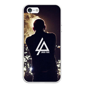 Чехол для iPhone 5/5S матовый с принтом Linkin Park в городе Новоалтайск, Силикон | Область печати: задняя сторона чехла, без боковых панелей | Тематика изображения на принте: alternative | bennington | chester | legend | linkin | metal | music | park | rock | stage | альтернатива | беннингтон | вокал | легенда | линкин | метал | музыка | огни | парк | рок | сцена | честер