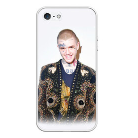 Чехол для iPhone 5/5S матовый с принтом White Peep в городе Новоалтайск, Силикон | Область печати: задняя сторона чехла, без боковых панелей | lil peep | rap | густав ор | лил пип | рэп
