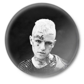 Значок с принтом Rip Peep в городе Новоалтайск,  металл | круглая форма, металлическая застежка в виде булавки | Тематика изображения на принте: lil peep | rap | густав ор | лил пип | рэп