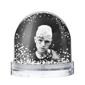 Снежный шар с принтом Rip Peep в городе Новоалтайск, Пластик | Изображение внутри шара печатается на глянцевой фотобумаге с двух сторон | lil peep | rap | густав ор | лил пип | рэп