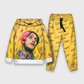 Детский костюм 3D (с толстовкой) с принтом Thunder Peep в городе Новоалтайск,  |  | lil peep | rap | густав ор | лил пип | рэп