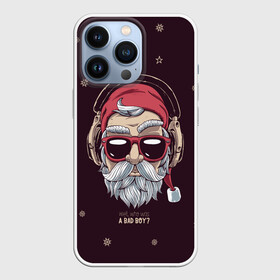 Чехол для iPhone 13 Pro с принтом Who was a bad boy в городе Новоалтайск,  |  | Тематика изображения на принте: bad | beard | boy | christmas | hipster | new year | santa | борода | дед мороз | новый год | рождество | санта | хипстер