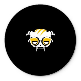 Коврик круглый с принтом RAINBOW SIX SIEGE DOKKAEBI в городе Новоалтайск, резина и полиэстер | круглая форма, изображение наносится на всю лицевую часть | Тематика изображения на принте: cybersport | esports | pro league | r6 | rainbow | rainbow six | siege | six | weapon | армия | боевик | военные | война | игры | киберспорт | логотип | модные | оперативники | оружие | радуга | черный белый | шутер