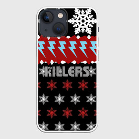 Чехол для iPhone 13 mini с принтом Праздничный The Killers в городе Новоалтайск,  |  | kilers | killers | the | the killers | альтернативн | брэндон флауэрс | дэйв кенинг | зе | знак | зэ | килер | килерс | красный | марк стормер | надпись | новогодний | новый год | праздник | рождество