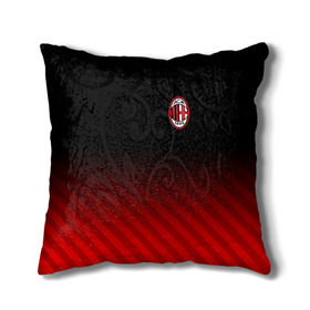 Подушка 3D с принтом AC MILAN в городе Новоалтайск, наволочка – 100% полиэстер, наполнитель – холлофайбер (легкий наполнитель, не вызывает аллергию). | состоит из подушки и наволочки. Наволочка на молнии, легко снимается для стирки | ac milan | fc | fc milan | football | milan | soccer | белый | клуб | красный | милан | спорт | спортивные | фк | футбол | цвет.логотип | черный | эмблема