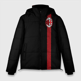 Мужская зимняя куртка 3D с принтом AC MILAN в городе Новоалтайск, верх — 100% полиэстер; подкладка — 100% полиэстер; утеплитель — 100% полиэстер | длина ниже бедра, свободный силуэт Оверсайз. Есть воротник-стойка, отстегивающийся капюшон и ветрозащитная планка. 

Боковые карманы с листочкой на кнопках и внутренний карман на молнии. | Тематика изображения на принте: ac milan | fc | fc milan | football | milan | soccer | белый | клуб | красный | милан | спорт | спортивные | фк | футбол | цвет.логотип | черный | эмблема