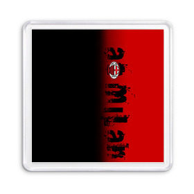 Магнит 55*55 с принтом AC MILAN в городе Новоалтайск, Пластик | Размер: 65*65 мм; Размер печати: 55*55 мм | Тематика изображения на принте: ac milan | fc | fc milan | football | milan | soccer | белый | клуб | красный | милан | спорт | спортивные | фк | футбол | цвет.логотип | черный | эмблема