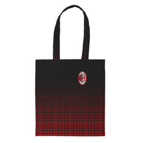 Сумка 3D повседневная с принтом AC MILAN в городе Новоалтайск, 100% полиэстер | Плотность: 200 г/м2; Размер: 34×35 см; Высота лямок: 30 см | ac milan | fc | fc milan | football | milan | soccer | белый | клуб | красный | милан | спорт | спортивные | фк | футбол | цвет.логотип | черный | эмблема