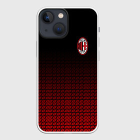 Чехол для iPhone 13 mini с принтом AC MILAN в городе Новоалтайск,  |  | ac milan | fc | fc milan | football | milan | soccer | белый | клуб | красный | милан | спорт | спортивные | фк | футбол | цвет.логотип | черный | эмблема