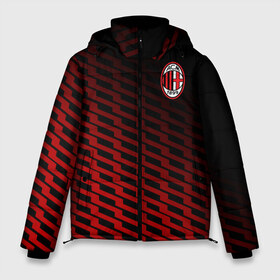 Мужская зимняя куртка 3D с принтом AC MILAN в городе Новоалтайск, верх — 100% полиэстер; подкладка — 100% полиэстер; утеплитель — 100% полиэстер | длина ниже бедра, свободный силуэт Оверсайз. Есть воротник-стойка, отстегивающийся капюшон и ветрозащитная планка. 

Боковые карманы с листочкой на кнопках и внутренний карман на молнии. | ac milan | fc | fc milan | football | milan | soccer | белый | клуб | красный | милан | спорт | спортивные | фк | футбол | цвет.логотип | черный | эмблема