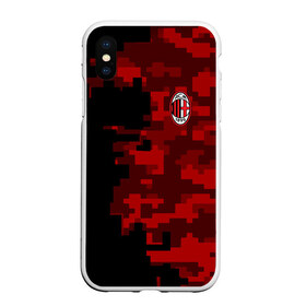 Чехол для iPhone XS Max матовый с принтом AC MILAN в городе Новоалтайск, Силикон | Область печати: задняя сторона чехла, без боковых панелей | ac milan | fc | fc milan | football | milan | soccer | белый | клуб | красный | милан | спорт | спортивные | фк | футбол | цвет.логотип | черный | эмблема