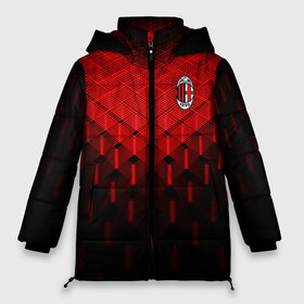 Женская зимняя куртка 3D с принтом AC MILAN в городе Новоалтайск, верх — 100% полиэстер; подкладка — 100% полиэстер; утеплитель — 100% полиэстер | длина ниже бедра, силуэт Оверсайз. Есть воротник-стойка, отстегивающийся капюшон и ветрозащитная планка. 

Боковые карманы с листочкой на кнопках и внутренний карман на молнии | ac milan | fc | fc milan | football | milan | soccer | белый | клуб | красный | милан | спорт | спортивные | фк | футбол | цвет.логотип | черный | эмблема