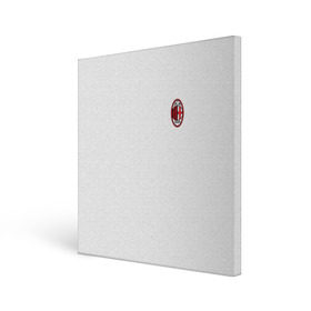 Холст квадратный с принтом AC MILAN в городе Новоалтайск, 100% ПВХ |  | ac milan | fc | fc milan | football | milan | soccer | белый | клуб | красный | милан | спорт | спортивные | фк | футбол | цвет.логотип | черный | эмблема