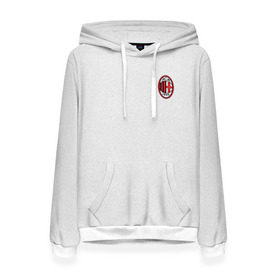 Женская толстовка 3D с принтом AC MILAN в городе Новоалтайск, 100% полиэстер  | двухслойный капюшон со шнурком для регулировки, мягкие манжеты на рукавах и по низу толстовки, спереди карман-кенгуру с мягким внутренним слоем. | ac milan | fc | fc milan | football | milan | soccer | белый | клуб | красный | милан | спорт | спортивные | фк | футбол | цвет.логотип | черный | эмблема
