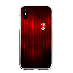 Чехол для iPhone XS Max матовый с принтом AC MILAN в городе Новоалтайск, Силикон | Область печати: задняя сторона чехла, без боковых панелей | ac milan | fc | fc milan | football | milan | soccer | белый | клуб | красный | милан | спорт | спортивные | фк | футбол | цвет.логотип | черный | эмблема