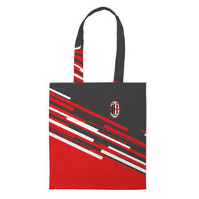 Сумка 3D повседневная с принтом AC MILAN в городе Новоалтайск, 100% полиэстер | Плотность: 200 г/м2; Размер: 34×35 см; Высота лямок: 30 см | ac milan | fc | fc milan | football | milan | soccer | белый | клуб | красный | милан | спорт | спортивные | фк | футбол | цвет.логотип | черный | эмблема
