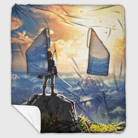 Плед с рукавами с принтом Линк в городе Новоалтайск, 100% полиэстер | Закругленные углы, все края обработаны. Ткань не мнется и не растягивается. Размер 170*145 | legend of zelda | link | зельда | линк