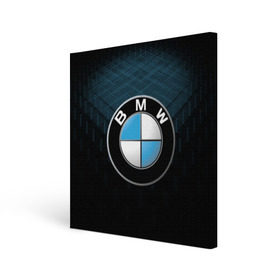 Холст квадратный с принтом BMW 2018 Blue Line в городе Новоалтайск, 100% ПВХ |  | bmw | bmw motorsport | bmw performance | carbon | m | motorsport | performance | sport | бмв | карбон | моторспорт | спорт