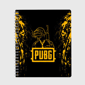 Тетрадь с принтом PUBG ПАБГ в городе Новоалтайск, 100% бумага | 48 листов, плотность листов — 60 г/м2, плотность картонной обложки — 250 г/м2. Листы скреплены сбоку удобной пружинной спиралью. Уголки страниц и обложки скругленные. Цвет линий — светло-серый
 | playerunknowns battlegrounds | pubg | боевик | военные | война | игры | известные | оружие | шутеры