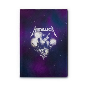 Обложка для автодокументов с принтом Metallica в городе Новоалтайск, натуральная кожа |  размер 19,9*13 см; внутри 4 больших “конверта” для документов и один маленький отдел — туда идеально встанут права | Тематика изображения на принте: metallica | группа | джеймс хэтфилд | кирк хэмметт | ларс ульрих | метал | металика | металлика | миталика | музыка | роберт трухильо | рок | трэш | трэшметал | хард | хардрок | хеви | хевиметал