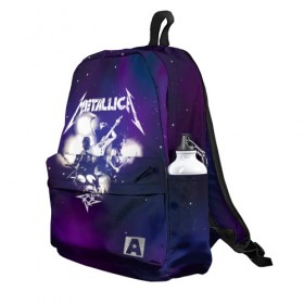 Рюкзак 3D с принтом Metallica в городе Новоалтайск, 100% полиэстер | лямки с регулируемой длиной, сверху петелька, чтобы рюкзак можно было повесить на вешалку. Основное отделение закрывается на молнию, как и внешний карман. Внутри два дополнительных кармана, один из которых закрывается на молнию. По бокам два дополнительных кармашка | Тематика изображения на принте: metallica | группа | джеймс хэтфилд | кирк хэмметт | ларс ульрих | метал | металика | металлика | миталика | музыка | роберт трухильо | рок | трэш | трэшметал | хард | хардрок | хеви | хевиметал