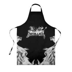 Фартук 3D с принтом Metallica в городе Новоалтайск, 100% полиэстер | общий размер — 65 х 85 см, ширина нагрудника — 26 см, горловина — 53 см, длина завязок — 54 см, общий обхват в поясе — 173 см. Принт на завязках и на горловине наносится с двух сторон, на основной части фартука — только с внешней стороны | metallica | группа | джеймс хэтфилд | кирк хэмметт | ларс ульрих | метал | металика | металлика | миталика | музыка | роберт трухильо | рок | трэш | трэшметал | хард | хардрок | хеви | хевиметал