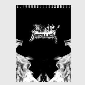 Скетчбук с принтом Metallica в городе Новоалтайск, 100% бумага
 | 48 листов, плотность листов — 100 г/м2, плотность картонной обложки — 250 г/м2. Листы скреплены сверху удобной пружинной спиралью | metallica | группа | джеймс хэтфилд | кирк хэмметт | ларс ульрих | метал | металика | металлика | миталика | музыка | роберт трухильо | рок | трэш | трэшметал | хард | хардрок | хеви | хевиметал