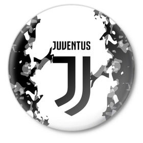 Значок с принтом Juventus 2018 Original в городе Новоалтайск,  металл | круглая форма, металлическая застежка в виде булавки | fly emirates | juventus | ronaldo | клуб | линии | мода | модные | мяч | реал мадрид | спорт | спортивные | стиль | футбол | футбольный клуб | экстрим | эмблема | ювентус