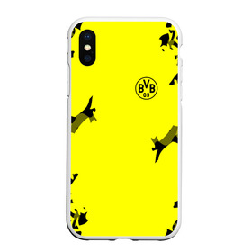 Чехол для iPhone XS Max матовый с принтом FC Borussia 2018 Original в городе Новоалтайск, Силикон | Область печати: задняя сторона чехла, без боковых панелей | Тематика изображения на принте: боруссия | дортмунд