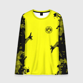 Мужской лонгслив 3D с принтом FC Borussia 2018 Original в городе Новоалтайск, 100% полиэстер | длинные рукава, круглый вырез горловины, полуприлегающий силуэт | боруссия | дортмунд