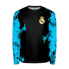 Мужской лонгслив 3D с принтом Real Madrid 2018 Original в городе Новоалтайск, 100% полиэстер | длинные рукава, круглый вырез горловины, полуприлегающий силуэт | Тематика изображения на принте: emirates | fc | real madrid | абстракция | реал мадрид | футбольный клуб | эмблема