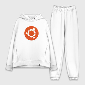 Женский костюм хлопок Oversize с принтом Ubuntu OS в городе Новоалтайск,  |  | ubuntu | убунта | убунту