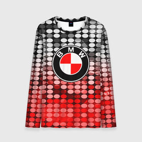 Мужской лонгслив 3D с принтом BMW TEXTURE DOT COLLECTION в городе Новоалтайск, 100% полиэстер | длинные рукава, круглый вырез горловины, полуприлегающий силуэт | auto | automobile | car | machine | motor | motor car | sport car | автомашина | легковой автомобиль | спортивный автомобиль | тачка