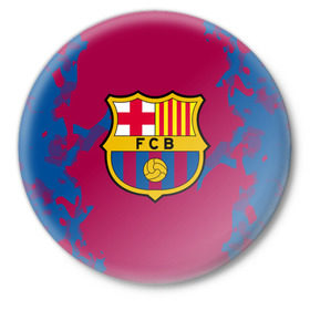 Значок с принтом FC Barca 2018 Original в городе Новоалтайск,  металл | круглая форма, металлическая застежка в виде булавки | Тематика изображения на принте: fc | fc barcelona | fcb | барселона | спорт | спортивные | фк | футбол | футбольный клуб