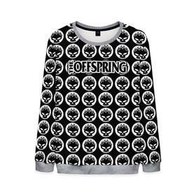 Мужской свитшот 3D с принтом The Offspring в городе Новоалтайск, 100% полиэстер с мягким внутренним слоем | круглый вырез горловины, мягкая резинка на манжетах и поясе, свободная посадка по фигуре | offspring | офспринг | оффспринг | рок