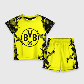 Детский костюм с шортами 3D с принтом FC Borussia 2018 Original в городе Новоалтайск,  |  | боруссия | дортмунд