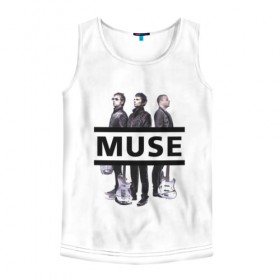 Мужская майка 3D с принтом Группа Muse в городе Новоалтайск, 100% полиэстер | круглая горловина, приталенный силуэт, длина до линии бедра. Пройма и горловина окантованы тонкой бейкой | 